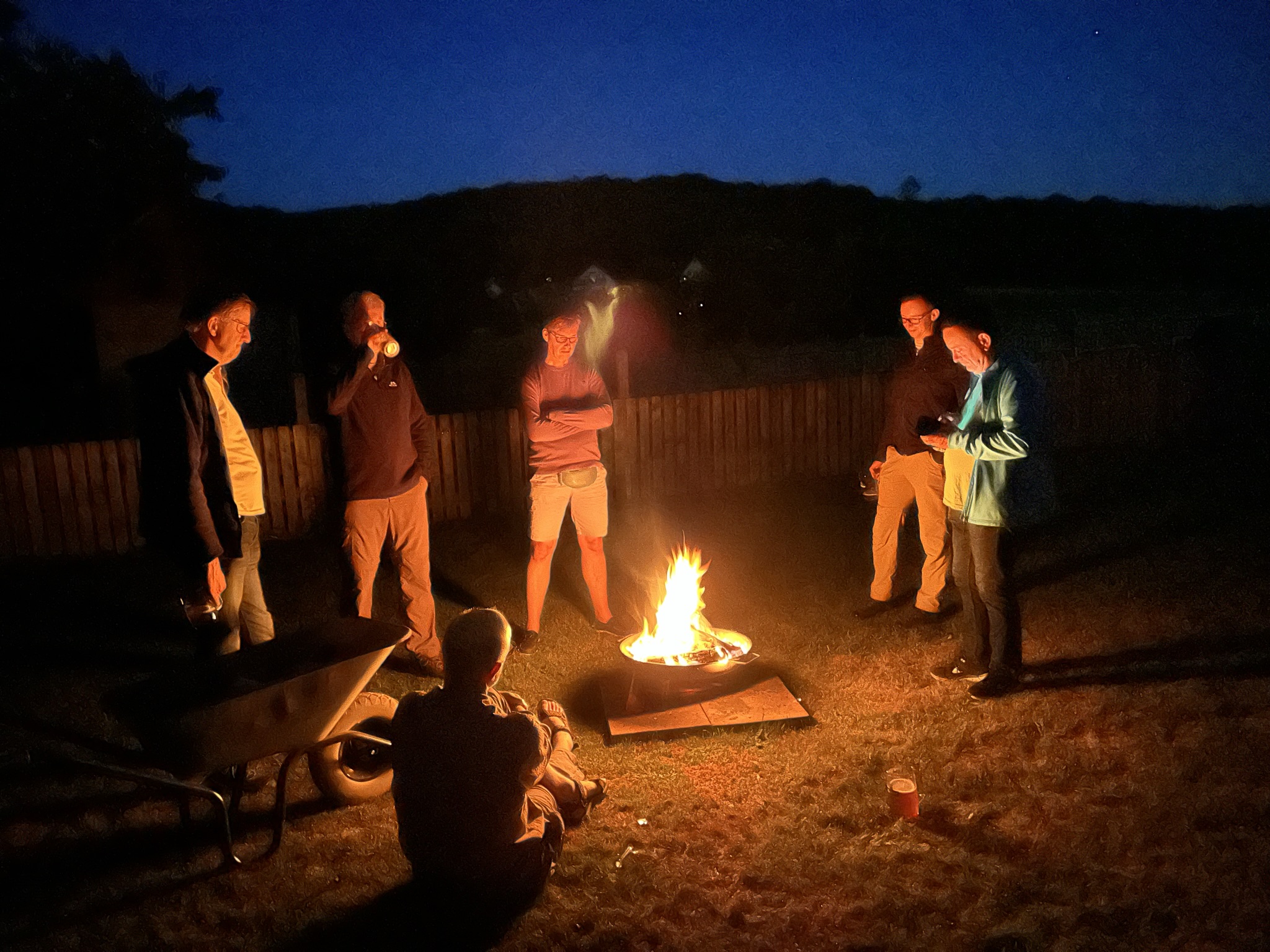 Am Feuer in Morschreuth, Bild von Reinhard St.