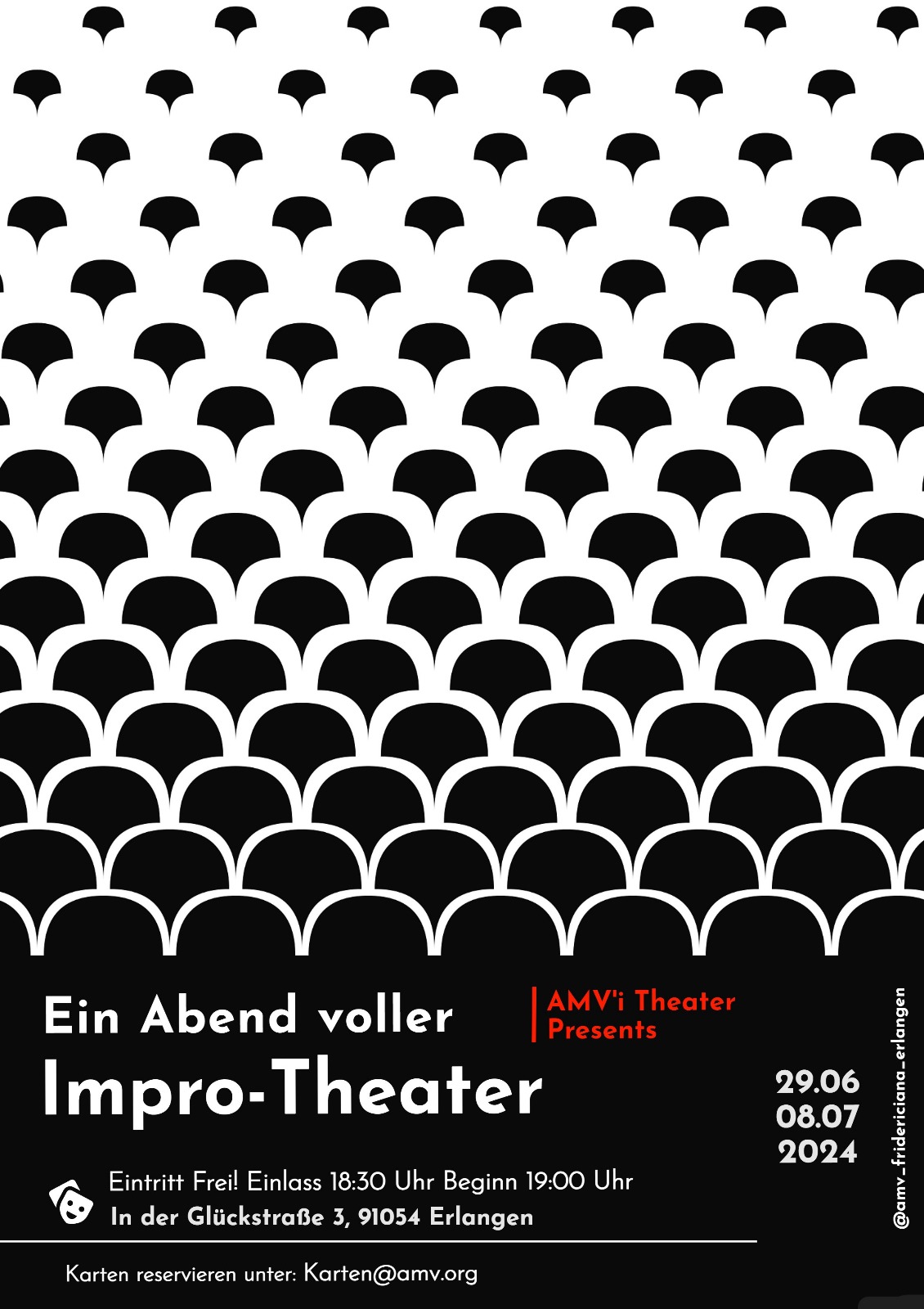 Plakat zum Improtheater, Künstler unbekannt Plakat zum Improtheater, Künstler unbekannt