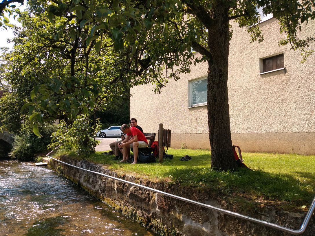 Kneip(p)en in Eschenbach, Bild von Horst G.
