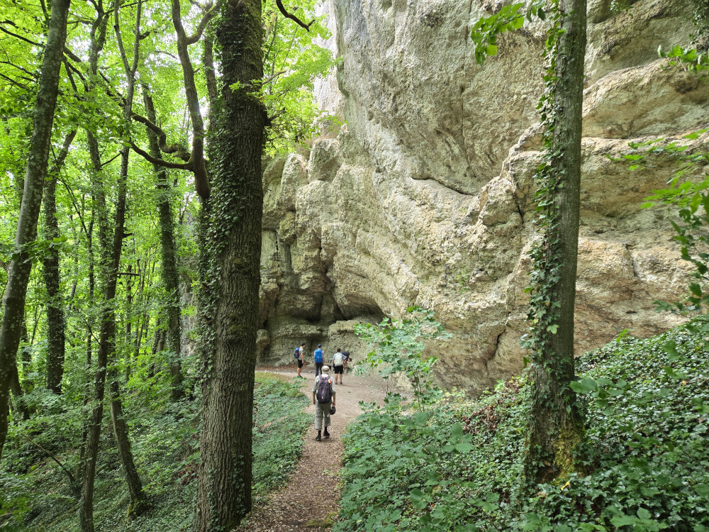 Die „Matterhornwand“, östlich von Streitberg, Bild von Horst G.