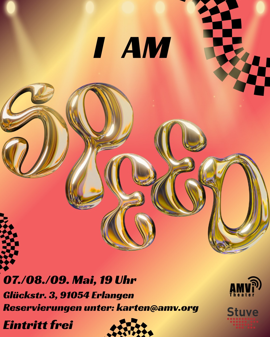 Flyer zu „I Am Speed“, Ersteller unbekannt