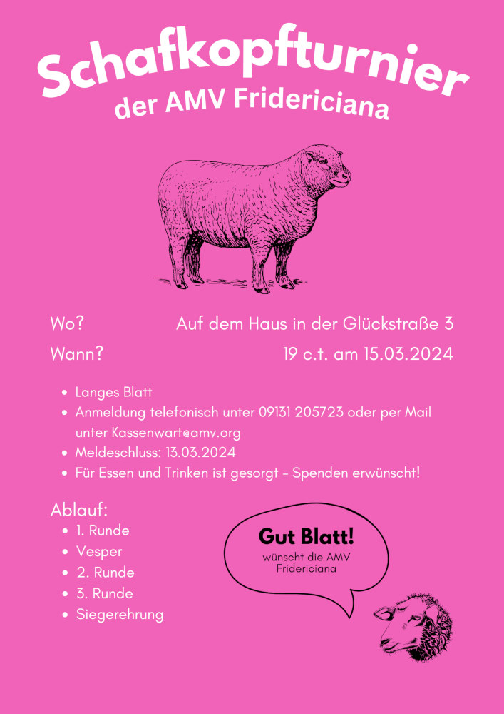 Plakat zum Schafkopfturnier, Künstler unbekannt Plakat zum Schafkopfturnier, Künstler unbekannt