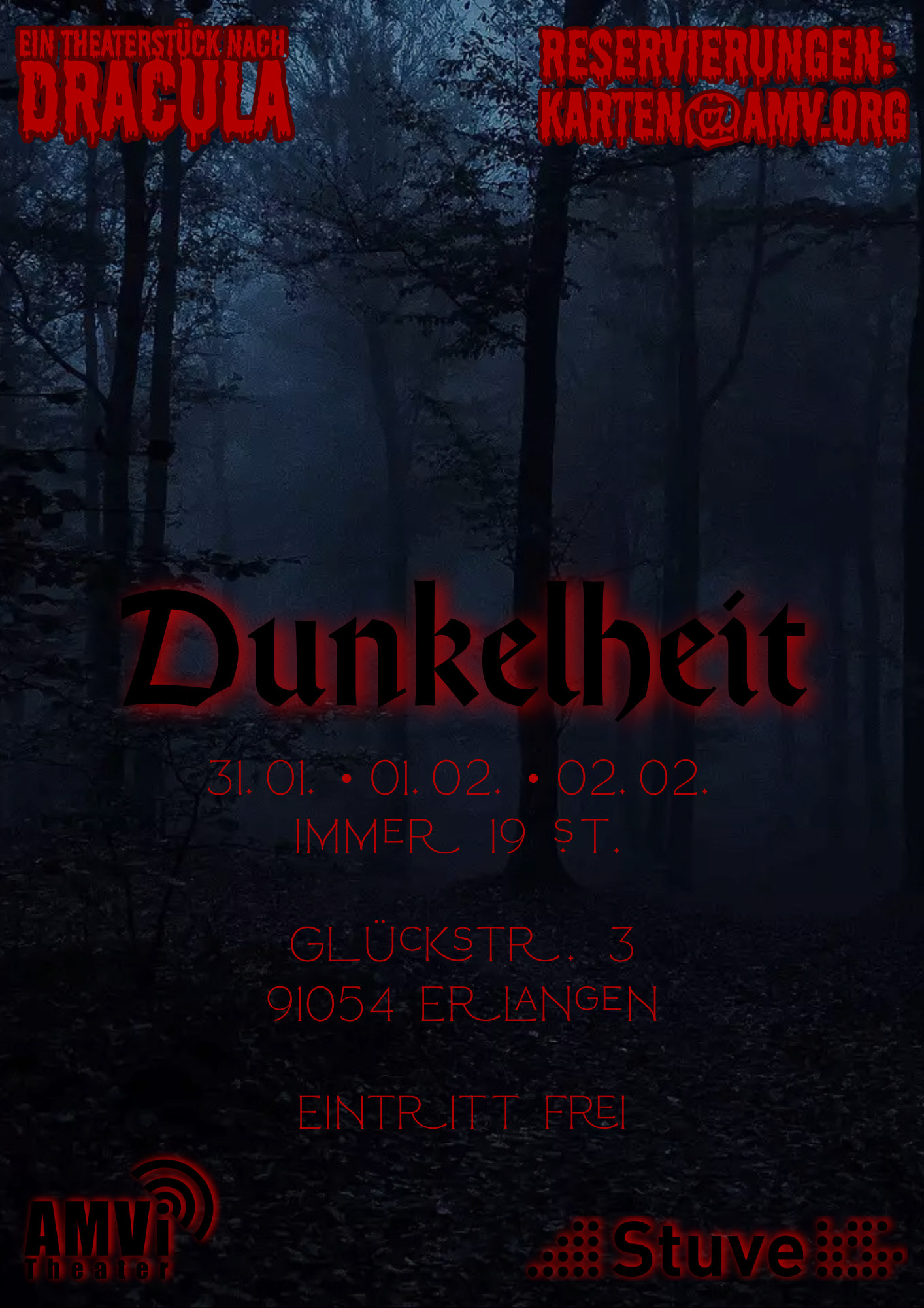 Plakat zu „Dunkelheit“, Ersteller unbekannt